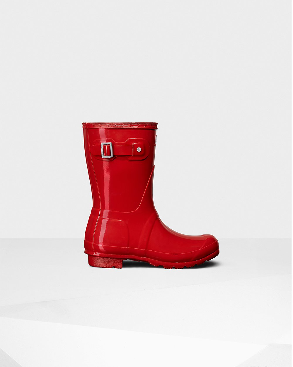 Botas De Cortas Original Gloss Hunter Mujer - Rojos - 620385FBK